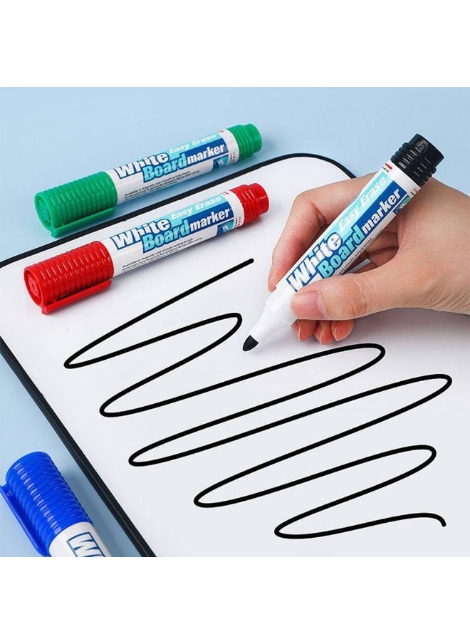 MOMENT - MOMENT White Board Markers Pens Set with Duster Cleaner Eraser 4 Colours - Image 1