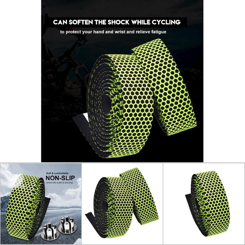 Green Handlebar Tape for Road Bikes and Accessories - Image 3