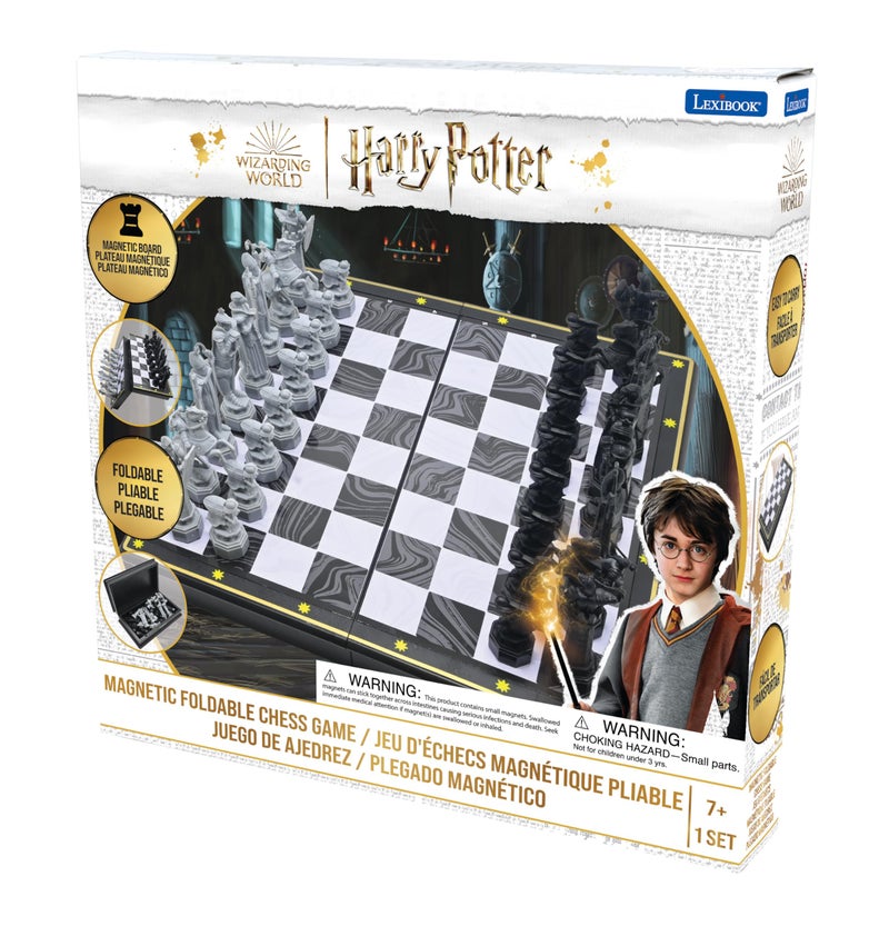 Lexibook - Harry Potter Chess Games, Magnetic and Foldable Chess Board, 32 Pieces, Family Game, CGM300HP - Image 5