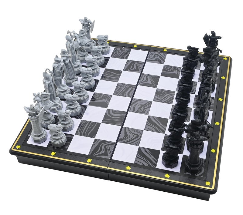 Lexibook - Harry Potter Chess Games, Magnetic and Foldable Chess Board, 32 Pieces, Family Game, CGM300HP - Image 1