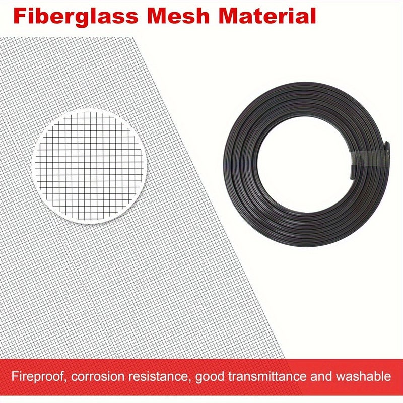 White Edge White Network Heavy Duty Automatic Closing Magnetic Window Screen 70cm 150cm No Tool Needed Insect Proof Transparent Privacy Net for Home Office Cabin Patio Balcony Easy Installation Clean Reinforced Edges Sturdy Construction - Image 2