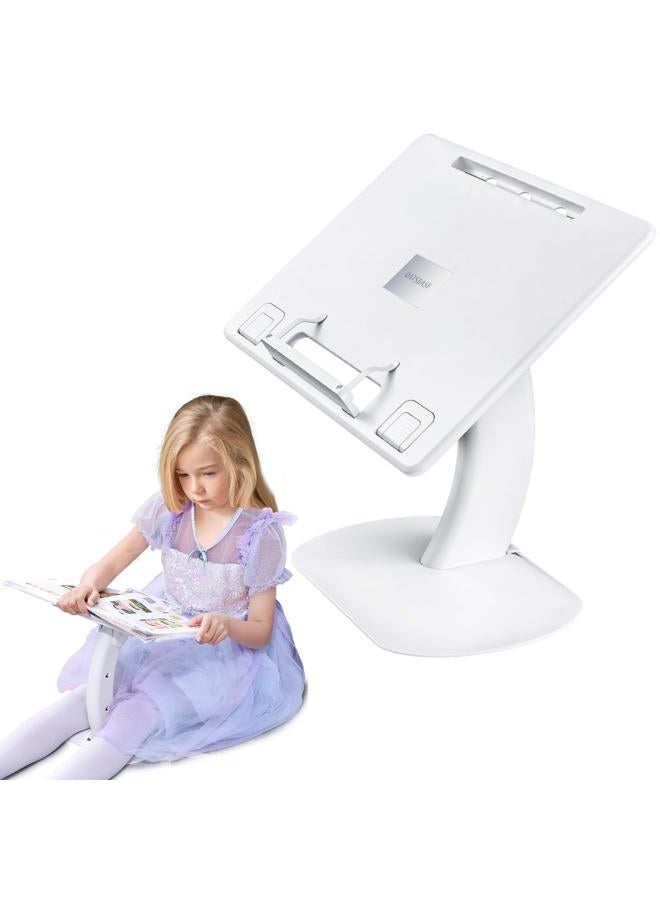 Bifine Book Stand for Reading with Book Page Holder Adjustable Book Stand for Kids, Home Office, and Travel - Ergonomic Book Holder for Reading in Bed, Couch, Desk - Image 1