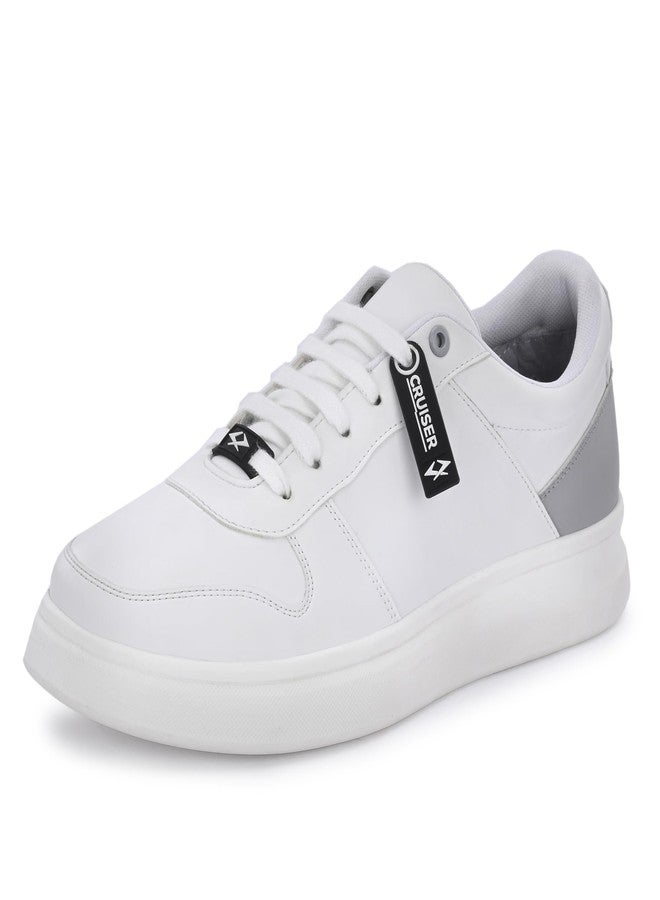 كروزر حذاء رياضي رجالي من كروزر، رمادي إبداعي، مقاس 7 بريطاني (2567-7) - Image 1