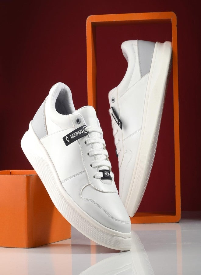 كروزر حذاء رياضي رجالي من كروزر، رمادي إبداعي، مقاس 7 بريطاني (2567-7) - Image 2