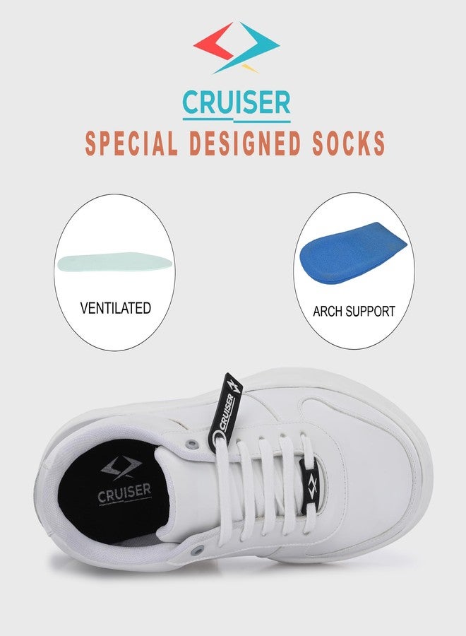 كروزر حذاء رياضي رجالي من كروزر، رمادي إبداعي، مقاس 7 بريطاني (2567-7) - Image 5