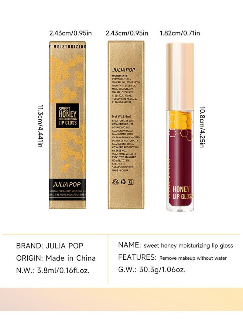 JULIA POP Sweet Honey Moisturizing Lip Gloss  - Image 5