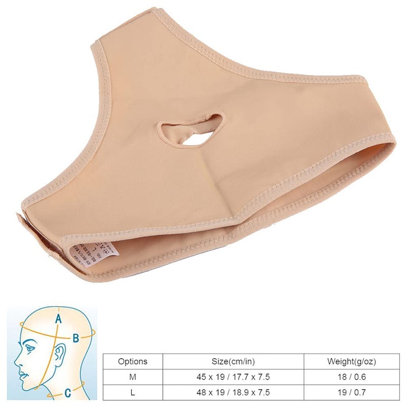 comfrt Faja Facial, Face Lifting Slimming Belt, Anti Wrinkle Face Slimming Mask Strap Face Line Smooth Breathable Bandage for M - Image 3