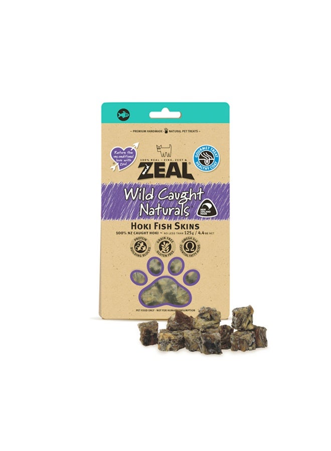 Zeal Hoki Fish Skins Dog Treats - 125 g