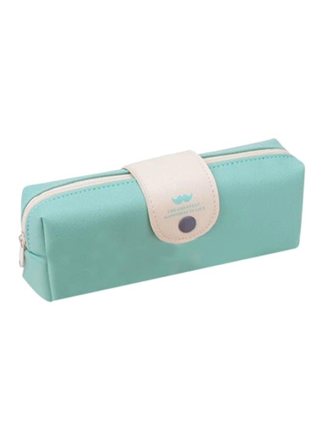 إسكدنيا Leather Pencil Case Light Green