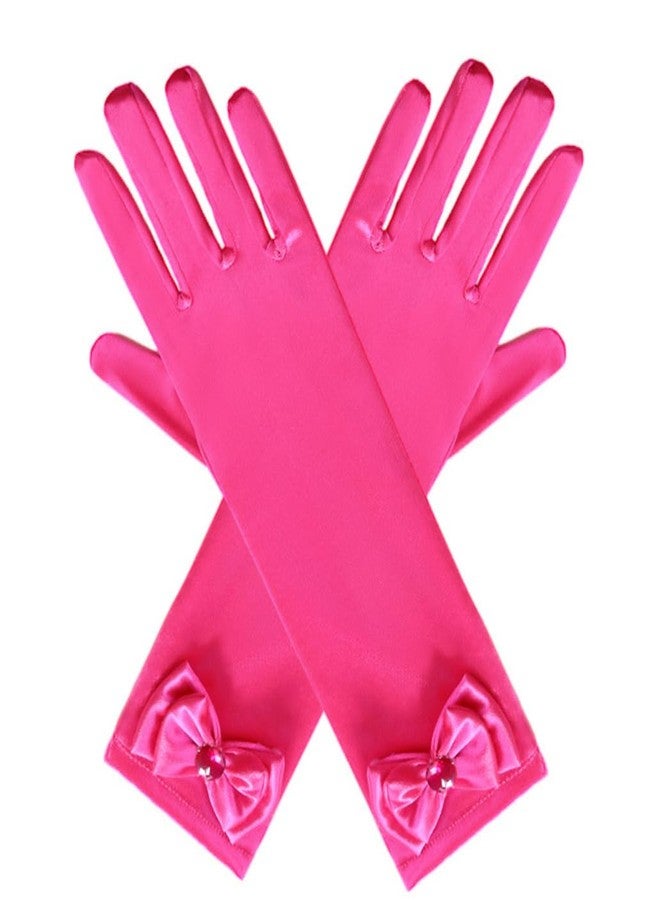 Yosbabe Princess Aurora Costume Dress up Accessories for Girls Aurora Gloves Tiara Crown Necklace Wand Earrings Bracelet Ring Princess Halloween Cosplay Accessories Christmas Gifts Set - Image 4