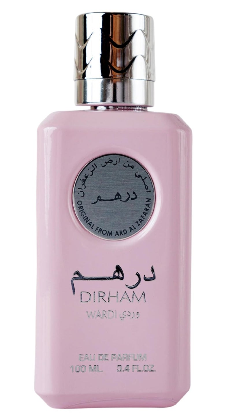Ard al Zaafaran Perfumes Dirham Wardi Eau de Parfum Spray for Women, 3.4 Ounce - Image 1