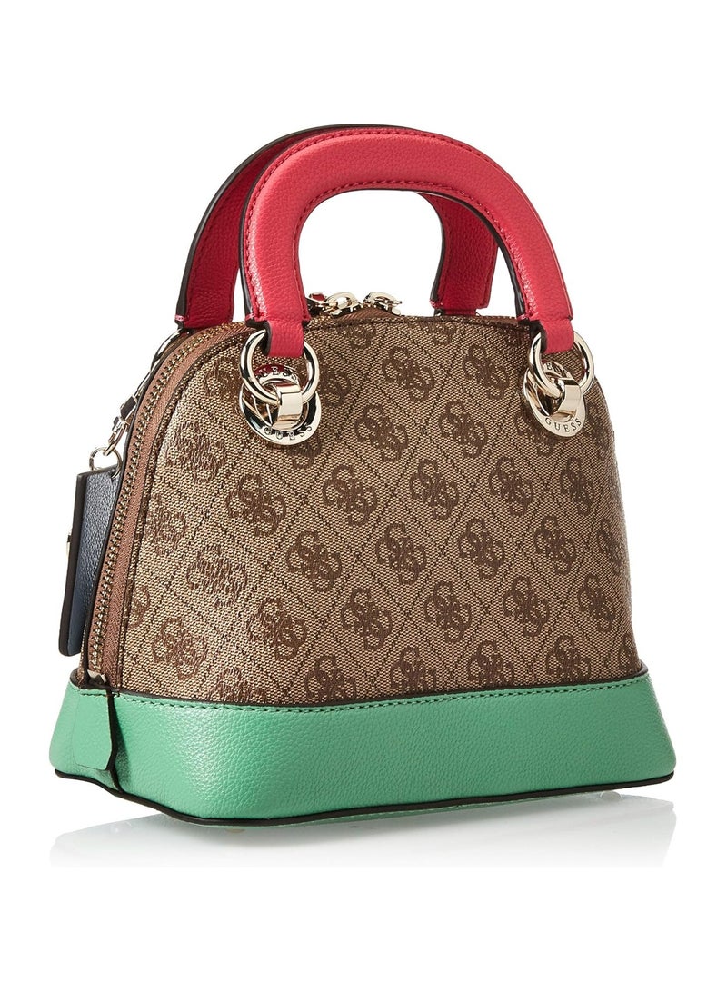 GUESS Women's Bag Printed Shell Bag Handbag Shoulder Bag Letter Crossbody  - Image 2