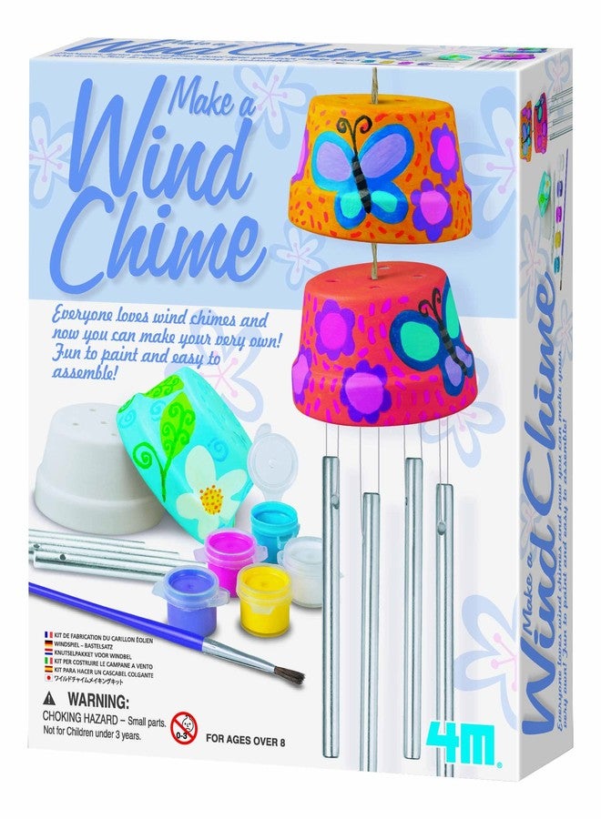 4M مجموعة صنع جرس الرياح من 4M - مجموعة أدوات الفنون والحرف اليدوية - مجموعة من 6 قطع - Image 1