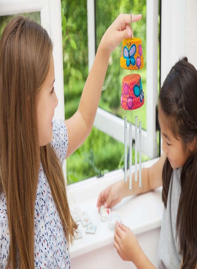 4M مجموعة صنع جرس الرياح من 4M - مجموعة أدوات الفنون والحرف اليدوية - مجموعة من 6 قطع - Image 5