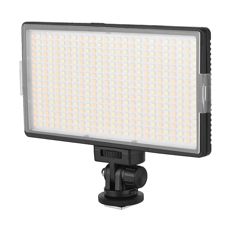 Power Smart PS416 LED Light Professional On-Camera Pgraphy Light Panel 416PCS Bright Light Adjustable Bi-Color Temperature 3200-5600K Dimmable Brightness with 1/4 Inch Screw le Cold Se - Image 1