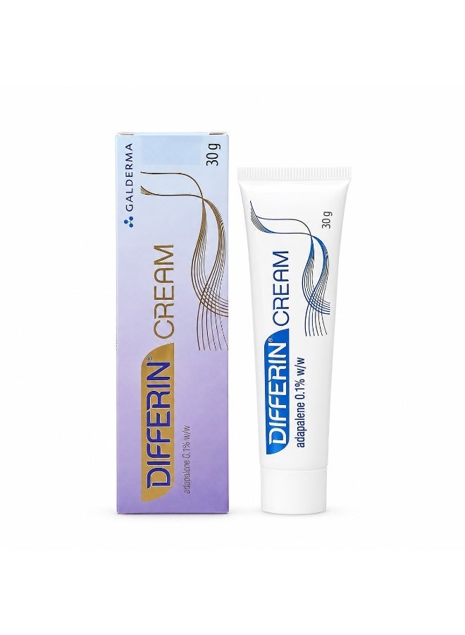 GALDERMA Differin Cream Adapalene 0.1% w/w 30 G - Image 1