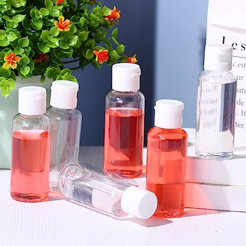 Maxdot 300 Pcs 1.7 Oz/ 50 ml Empty Hand Sanitizer Bottles Plastic Refillable Bottles with Flip Cap Mini Portable Reusable Travel Containers for Shampoo Cosmetic Body Soap - Image 5