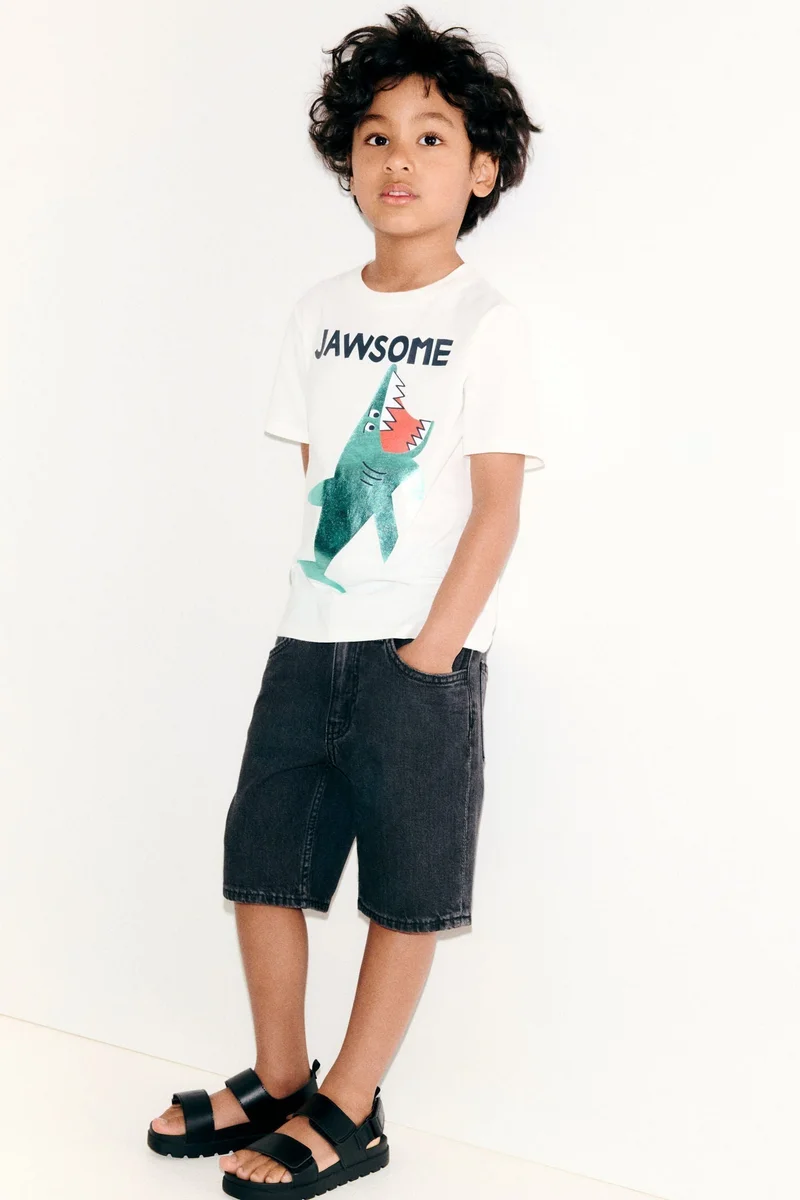 H&M Printed cotton T-shirt