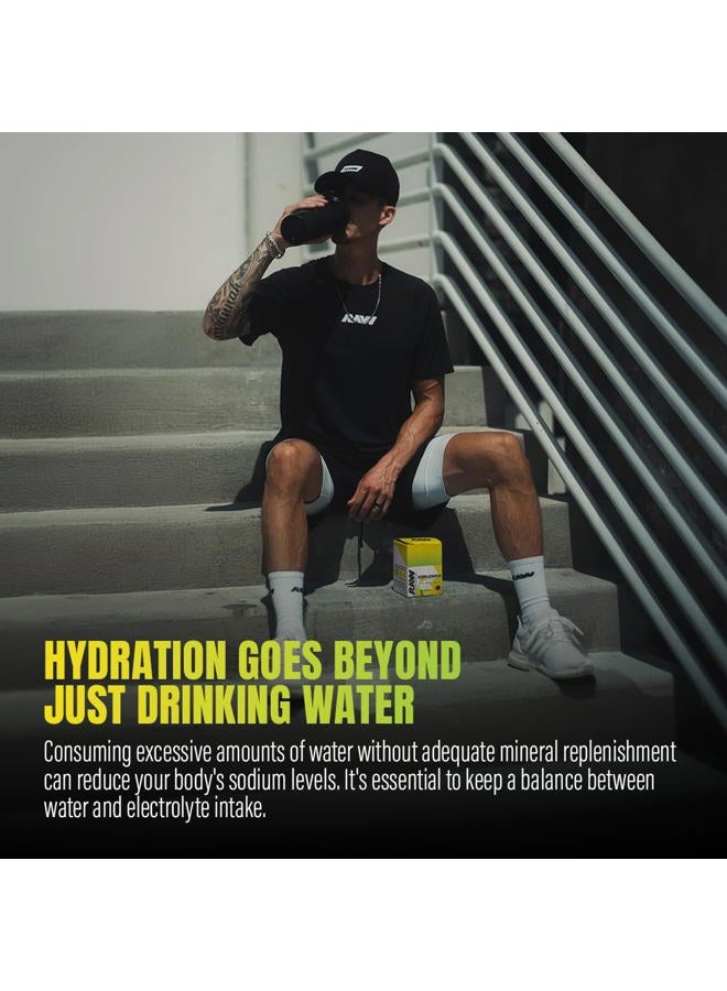 Raw Replenish Box, Premium Electrolytes Powder Recovery Formula, Watermelon Mojito (20 Sticks) - Flavored Electrolyte Drink Mix Supplement for Hydration, Replenishment, Endurance & Performance - Image 5