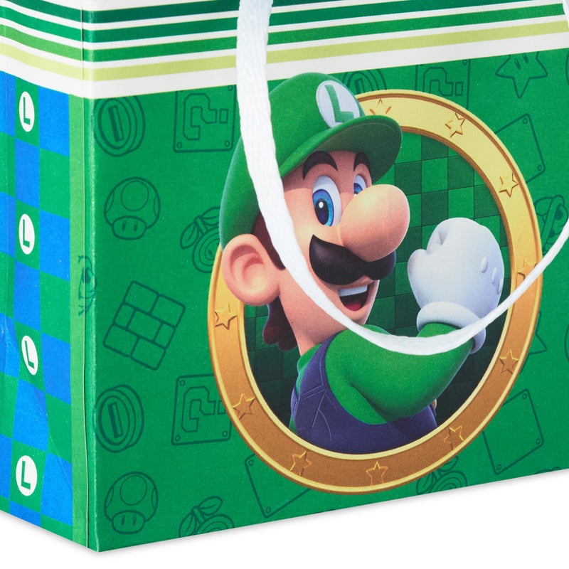 Hallmark Nintendo 4" Mini Gift Bags (Mario, Luigi, Princess, Bowser) Tiny Bags for Party Favors, Gift Cards, Classroom Treats - Image 5