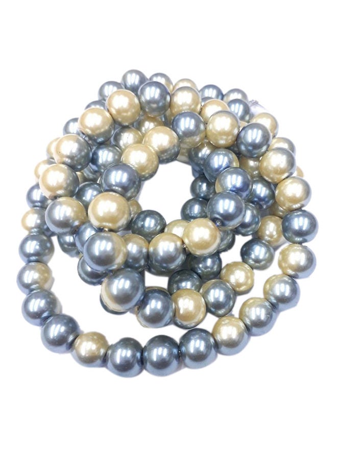 إسكدنيا 100 قطعة من خرز زجاجي مصطف 0.8سم - Image 1