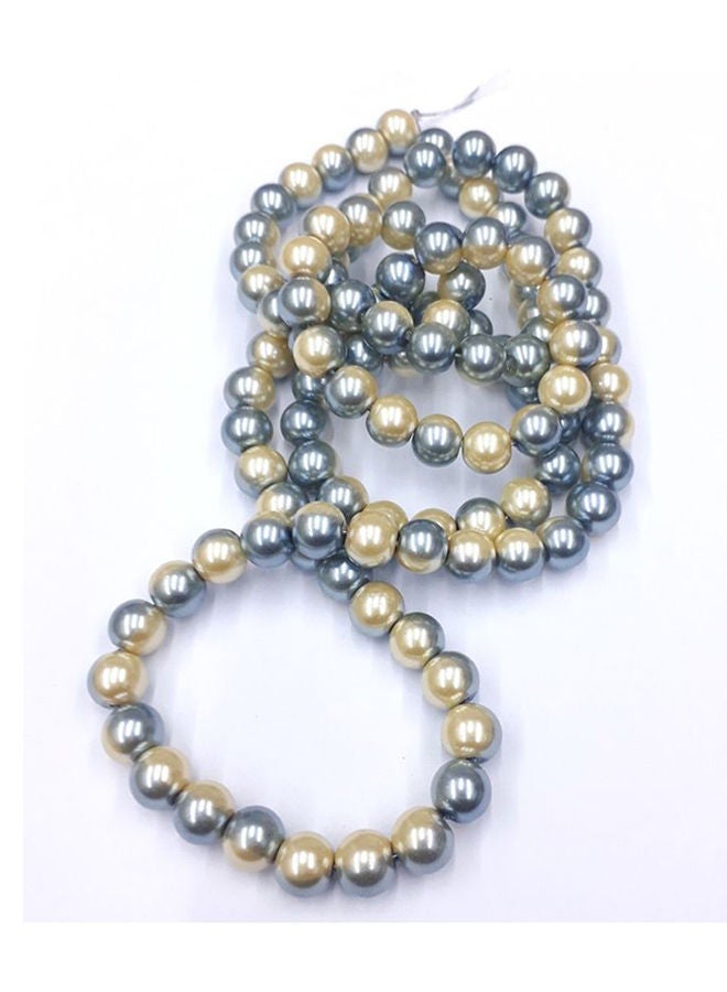 إسكدنيا 100 قطعة من خرز زجاجي مصطف 0.8سم - Image 2