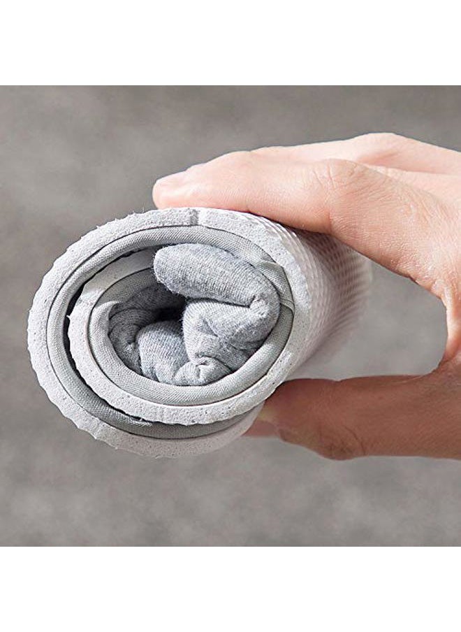 Rocutus 2 Pair Disposable Slippers,Disposable Slippers Bulk Guest Slippers,Travel Portable Polyester-cotton Slippers Home Interior Slippers Hotel Special Anti-skid Shoes Cotton Trailer  - Image 3