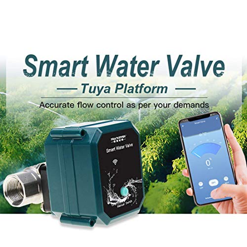 Frankever DN20 Smart Water Valve 3/4 inch WIFI Remote Control Faucet Timer for Hose Compatible with Alexa Google Home (WIFI,DN20(3/4")) - Image 4