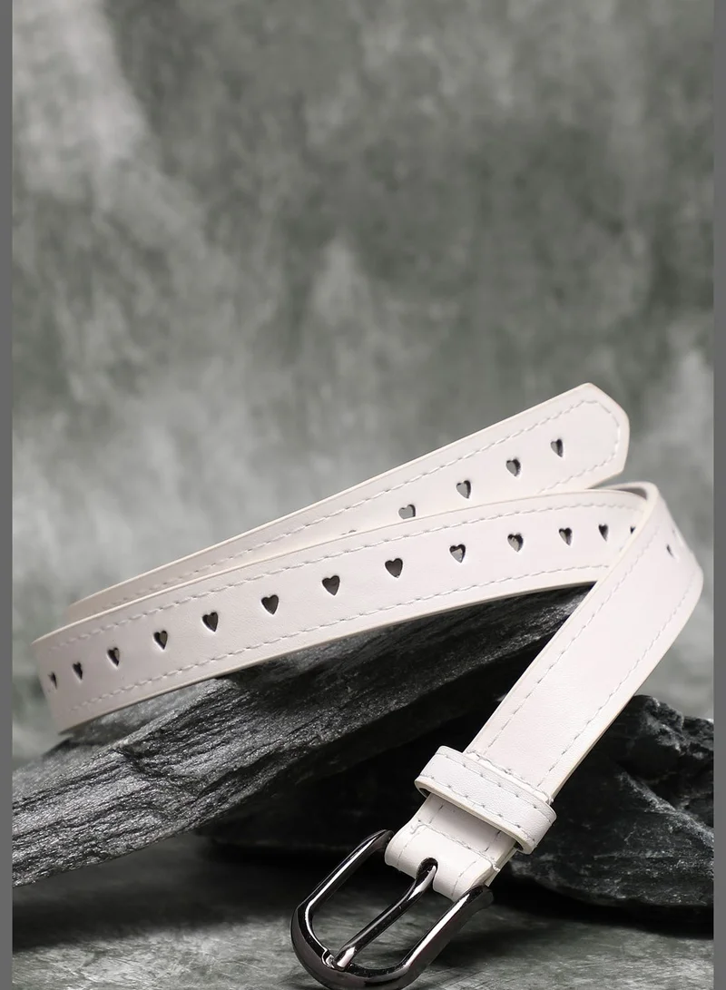 Haute Sauce Casual Solid PU Leather Waist Belt For Men