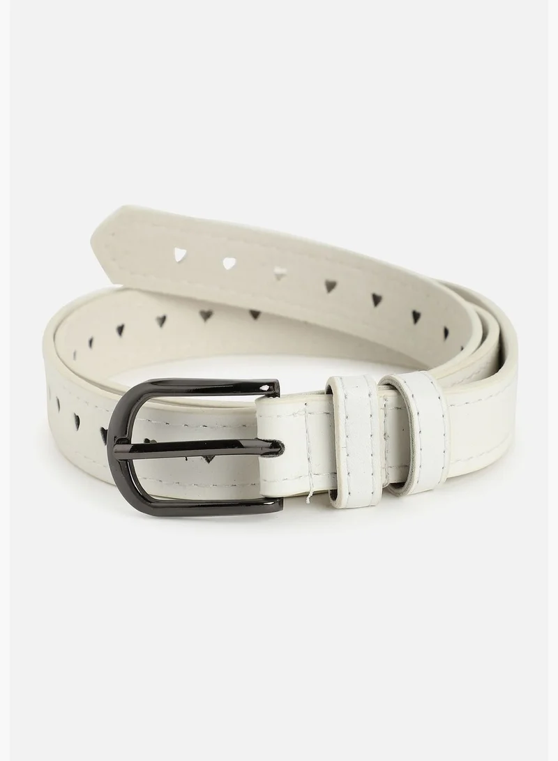 Haute Sauce Casual Solid PU Leather Waist Belt For Men