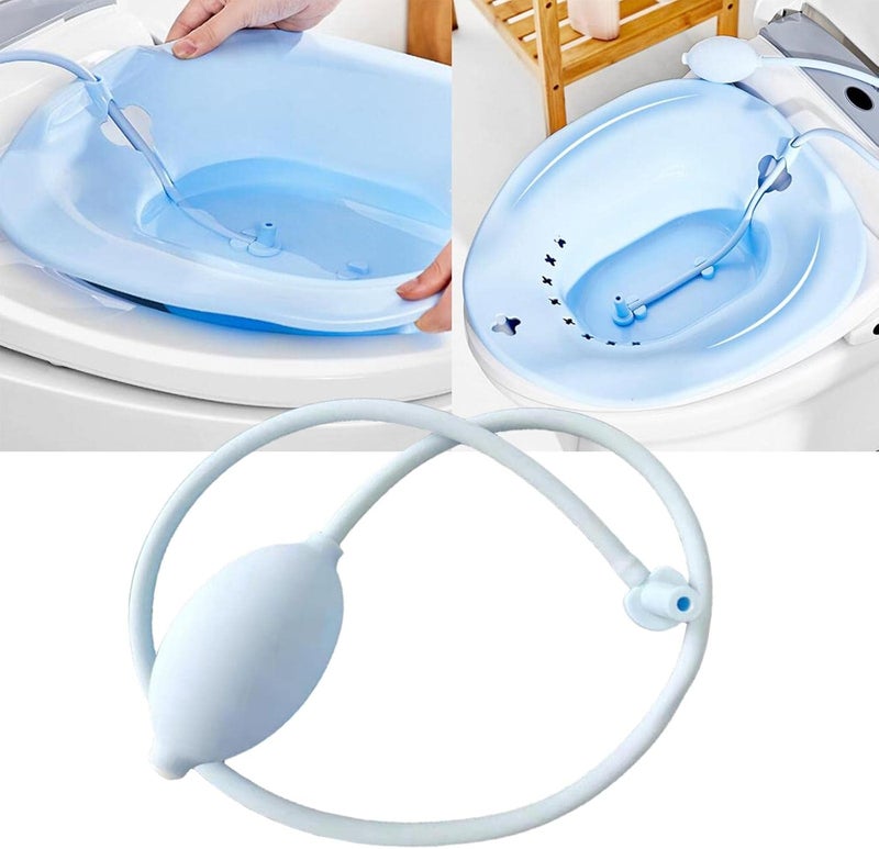 klarako Bath Flusher Portable Cleaning Easy to Store Soaking Bidet Flusher for Bidet Toilet Wash Basin Bathtub Hemorrhoid Perineal Soaking Bath - Image 4