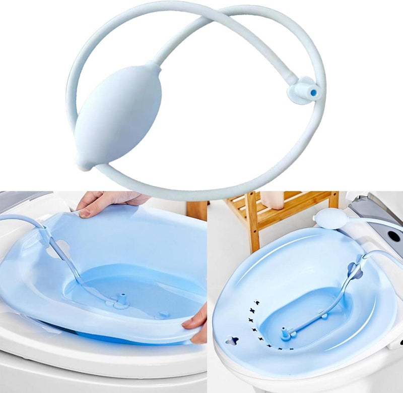 klarako Bath Flusher Portable Cleaning Easy to Store Soaking Bidet Flusher for Bidet Toilet Wash Basin Bathtub Hemorrhoid Perineal Soaking Bath - Image 5