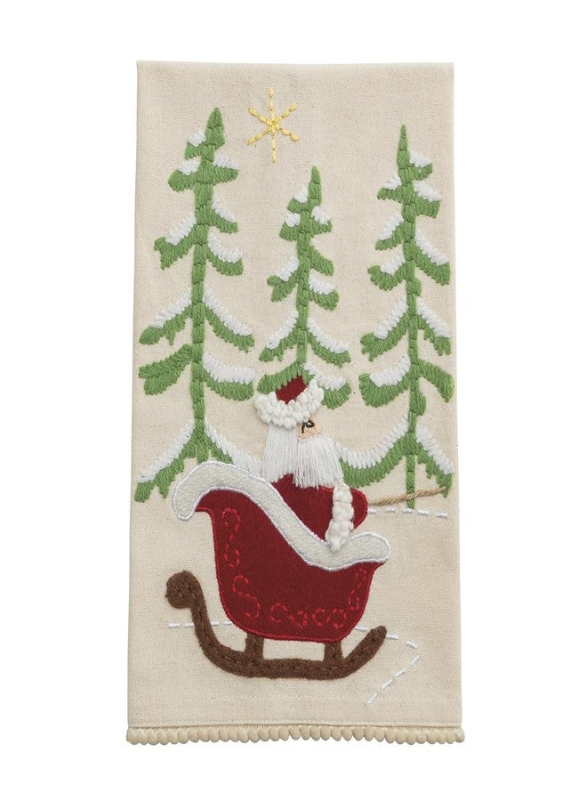 Mud Pie Christmas Santa Sleigh Towel Set - Image 1
