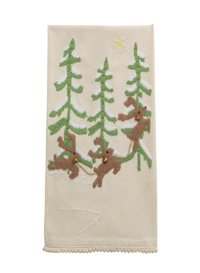 Mud Pie Christmas Santa Sleigh Towel Set - Image 2