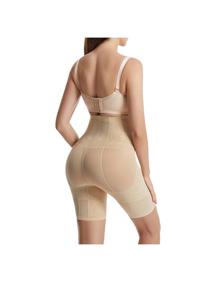 Belly Tight Waist Buckle High Waist Belly Tight Hip Pants High Elastic Waist Tight Pants Figure Manager Cross Waist Protection Shaping Pants