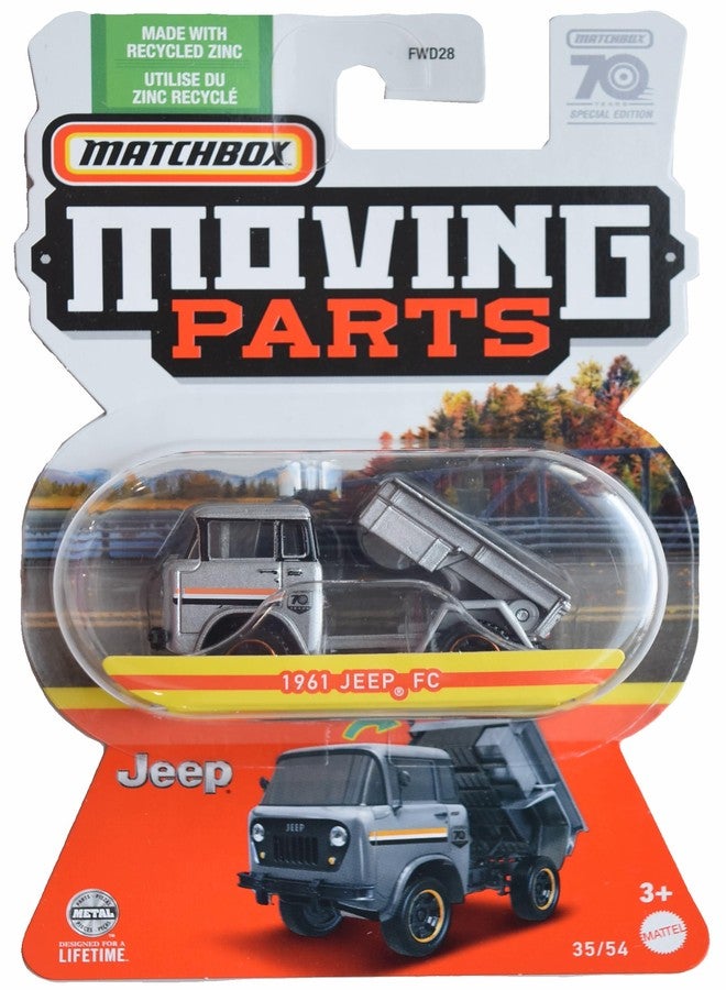 Matchbox 1961 Jeep FC, Moving Parts 35/54 [Silver]