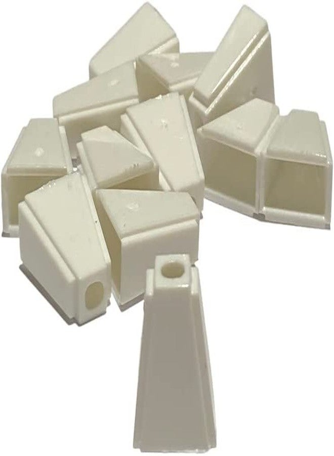 اميزينغ درايبر هاردوير شرابات صغيرة من خيوط الستائر من Amazing Drapery Hardware، باللون الأبيض، عبوة من 12 قطعة - Image 1