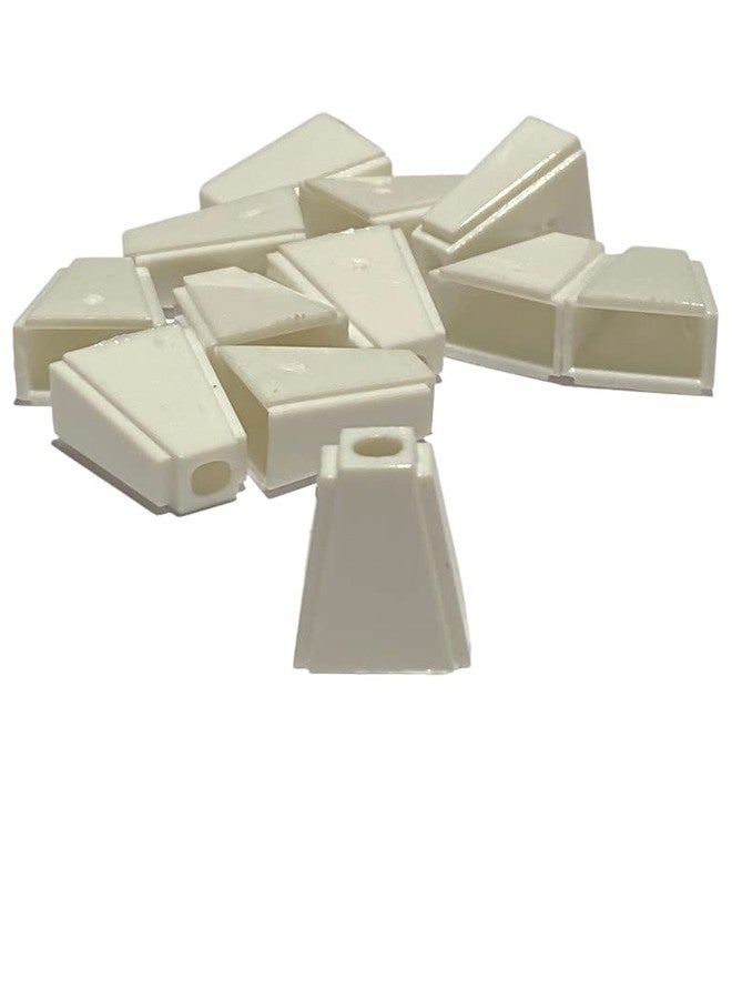 اميزينغ درايبر هاردوير شرابات صغيرة من خيوط الستائر من Amazing Drapery Hardware، باللون الأبيض، عبوة من 12 قطعة - Image 2