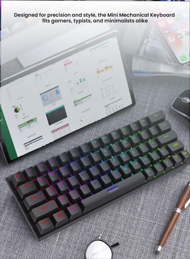 SEEKEN GAMING KEYBOARD | Compact gaming keyboard | High-performance keyboard  | Premium Design. - Image 3