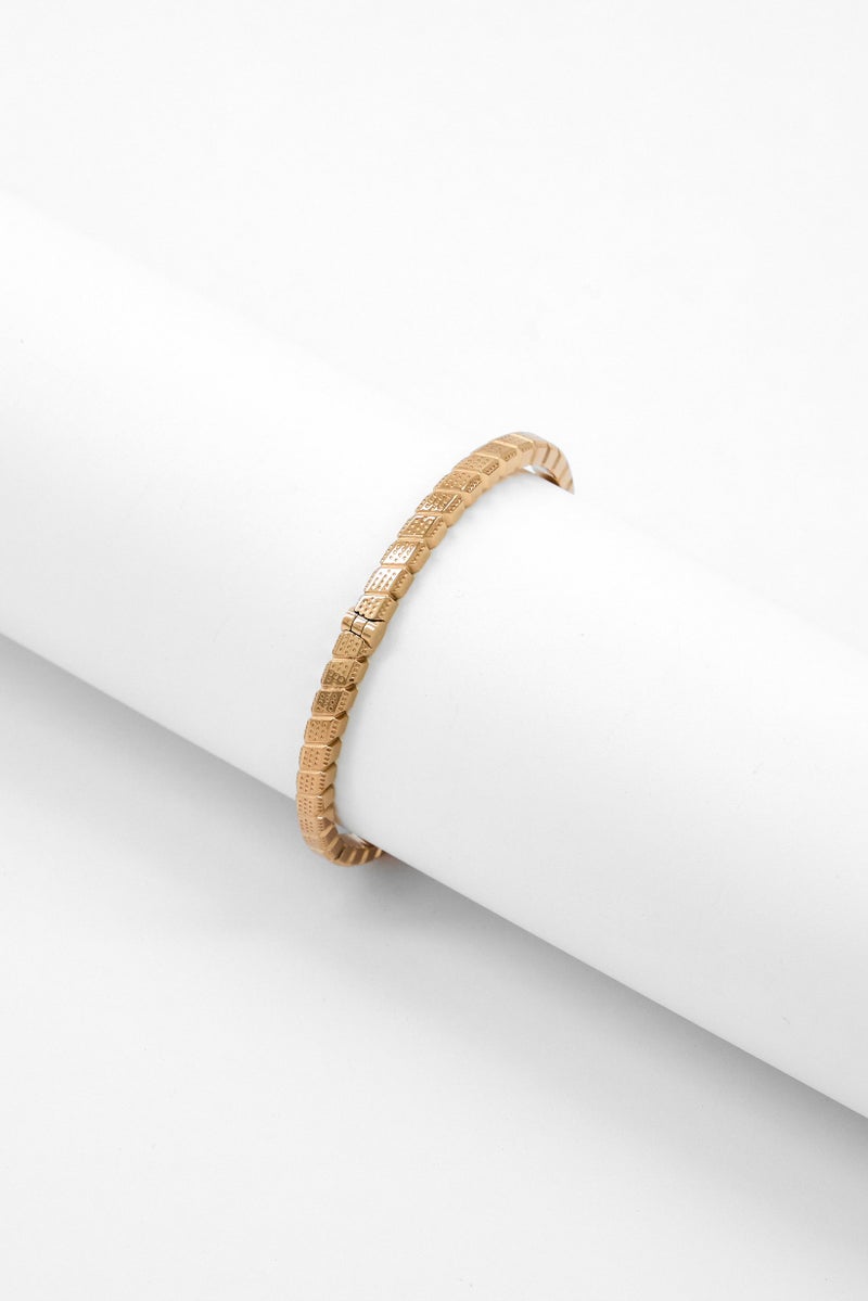 LACOSTE Women Stainless Steel Fashionable Bangle, Gold  - Image 4