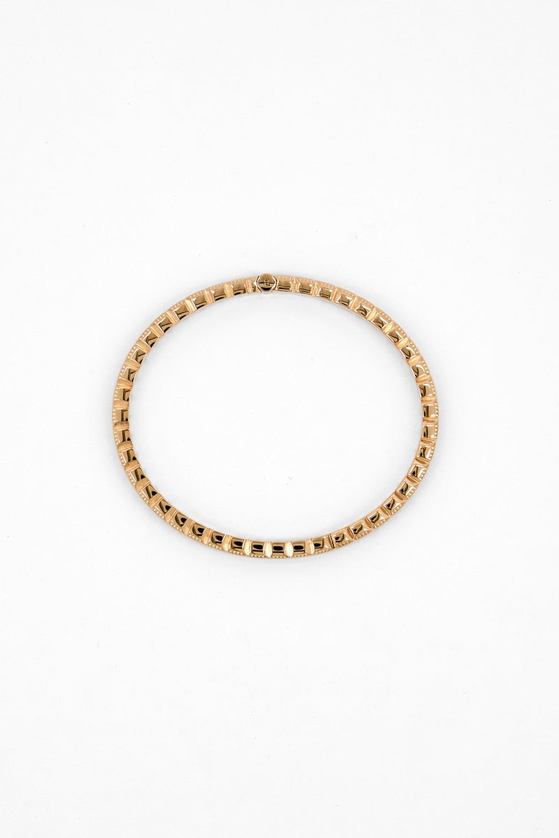 LACOSTE Women Stainless Steel Fashionable Bangle, Gold  - Image 2