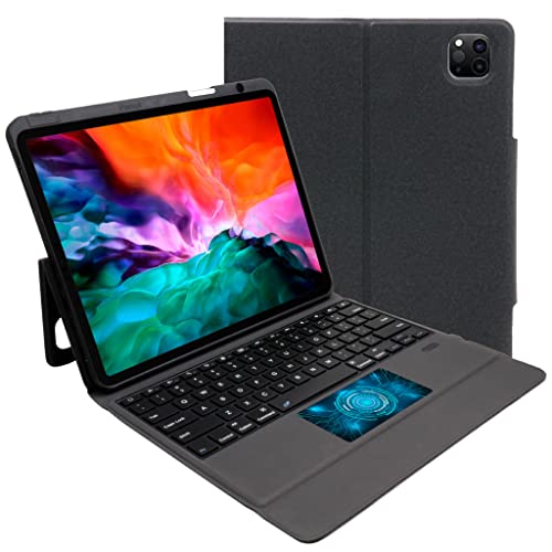 Concept Kart Keyboard Case for iPad Air 13 inch (M2) 2024 & iPad Pro 12.9 inch 6th Generation 2022 with Smart Touchpad, Bluetooth Keyboard, Kickstand & Pencil Holder - Image 1