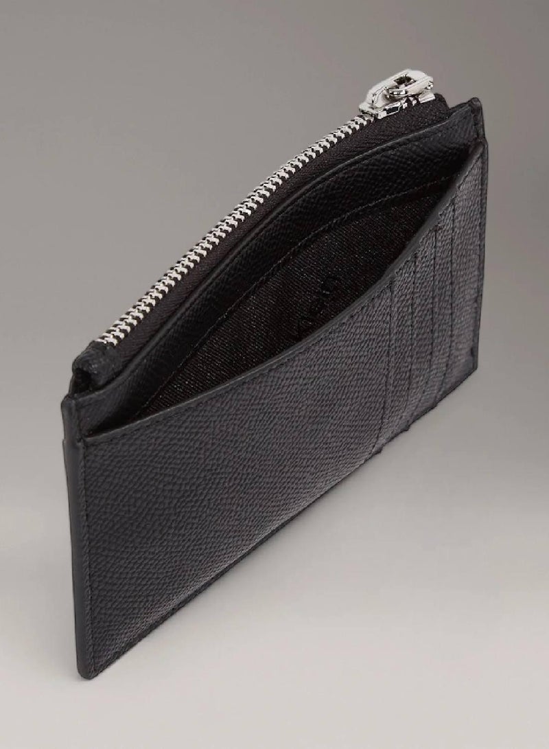 كالفن كلاين حامل بطاقات بسحاب مزين بحروف كلفن كلاين - Image 3