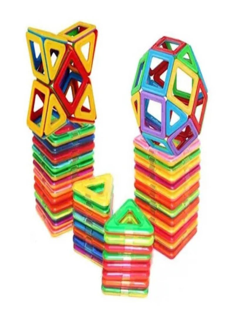 McDou - 36-Piece Educational Magnetic Colorful Tiles Set Durable  Sturdy With Instruction Booklet for 3-4 Years - Image 1
