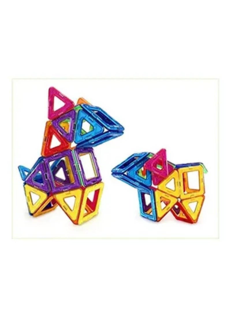 McDou - 36-Piece Educational Magnetic Colorful Tiles Set Durable  Sturdy With Instruction Booklet for 3-4 Years - Image 1