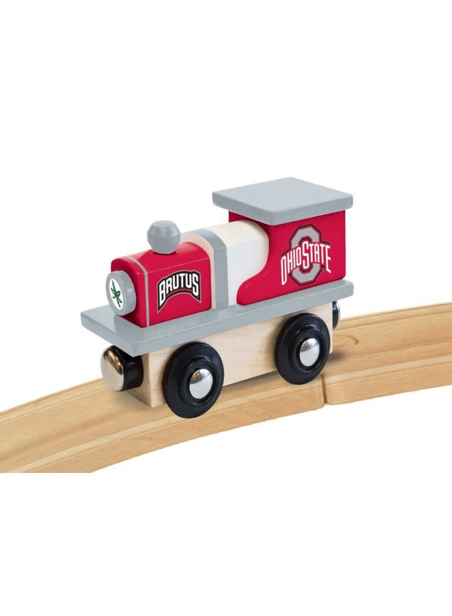MasterPieces NCAA Ohio State Buckeyes Real Wood Toy Train Engine - Image 3