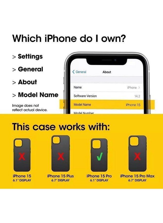 Otterbox OtterBox iPhone 15 Pro (Only) - Defender Series Holster Belt Clip Replacement - Black - Non-Retail Packaging  - Image 1