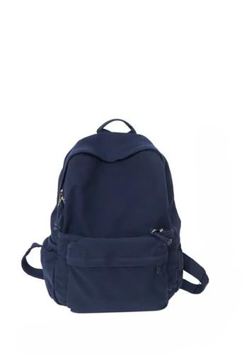 Glowic Unisex's 2 Compartment Backpack For Men Women Boys Girls/Office School College Teens & Students (Wbag-88) Navyblue Medium - Image 4