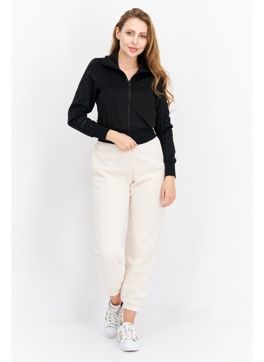 adidas Originals Women Sportswear Fit Long Sleeve Outdoor Jackets, Navy Blue  - Image 4