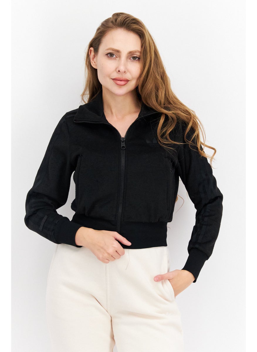 adidas Originals Women Sportswear Fit Long Sleeve Outdoor Jackets, Navy Blue  - Image 1